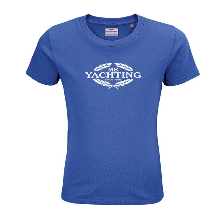 T-shirt bambino con stemma alloro Manuel Balestra Yachting