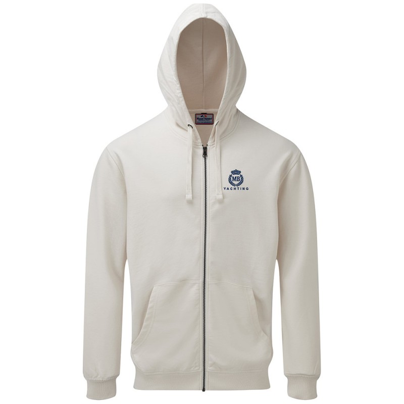 Felpa con zip lunga e cappuccio Manuel Balestra Yachting